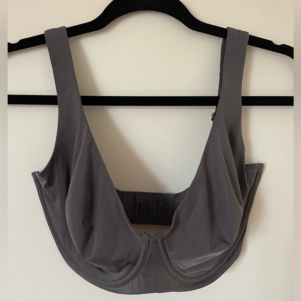 CUUP The Scoop Micro Bra - Slate - 34H